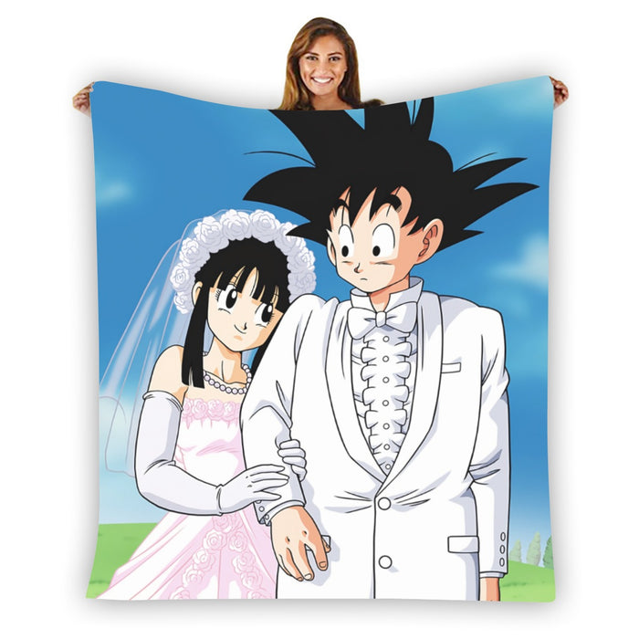 Dragon Ball Z Son Goku Newly Wed Couple Blanket