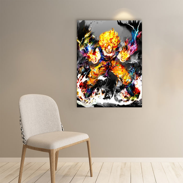 Goku Vibrant Poster