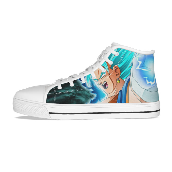 Dragon Ball Super Vegito SSJ Blue Converse Shoes