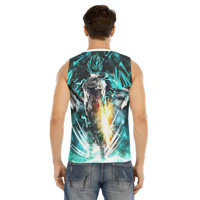 Dragon Ball Goku's Amazing Super Saiyan Blue Transformation Tank Top