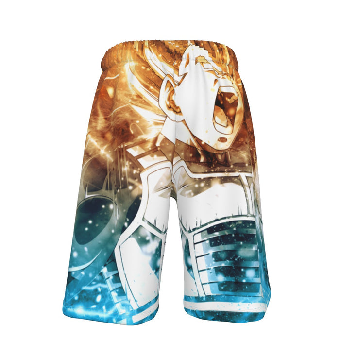 Vegeta Screaming Dragon Ball Z Shorts