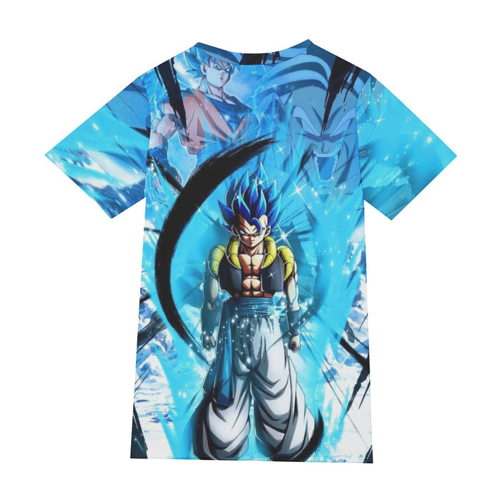 Intense Goku Fighting During The Rain DBZ T-Shirt