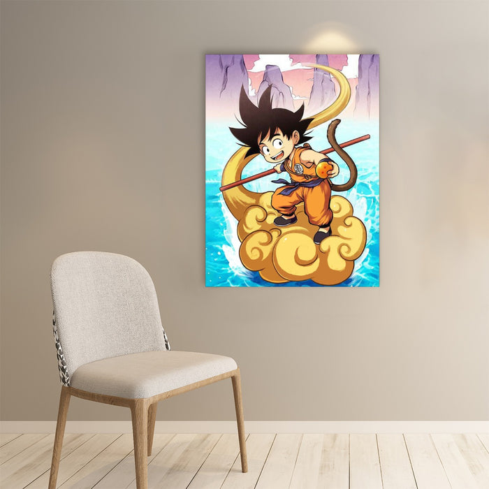 Dragon Ball Z Goku and Nimbus poster