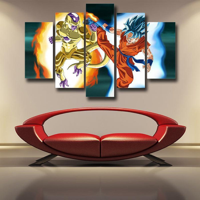 Dragon Ball Super Canvas  Golden Frieza Vs SSGSS Goku