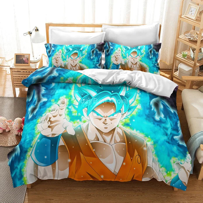 SSGSS Goku Dragon Ball Z Bed Set 2