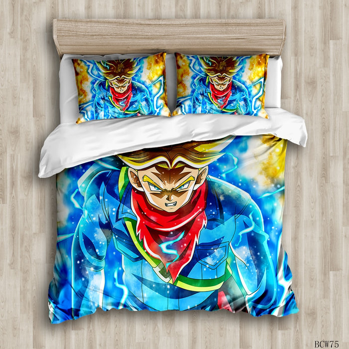 Dragon Ball Z Trunks Super Saiyan Bed Set