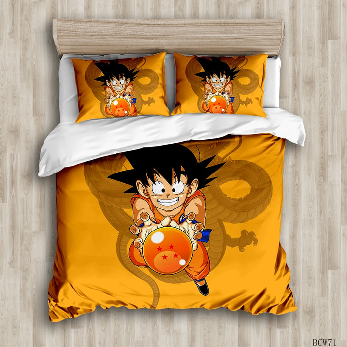 Kid Goku Dragon Ball Z Bed Set