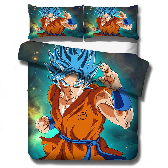 SSGSS Goku Dragon Ball Z Bed Set