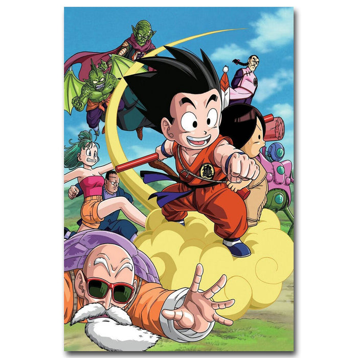 NICOLESHENTING Goku - Dragon Ball Z New Anime Art Silk Poster 12x18 20x30 24x36 inches Wall Picture Home Kids Room Decor 006