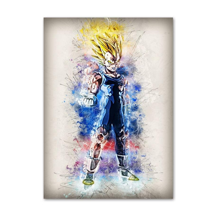 How to Draw Vegeta Easy  Easy drawings for kids, Easy dragon drawings,  Dragon ball painting