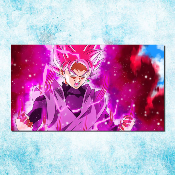Dragon Ball Super Goku Rose Transformation Painting