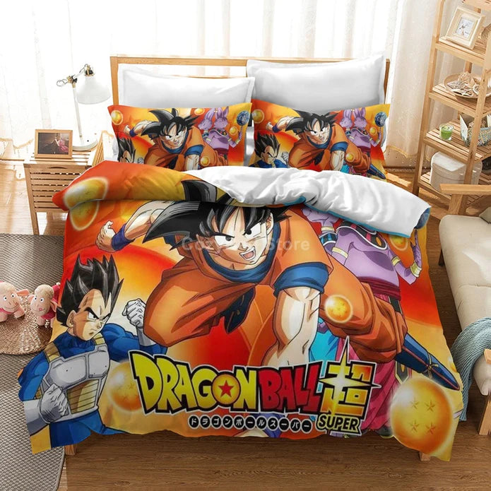 Vegeta and Goku Dragon Ball Z Bed Set