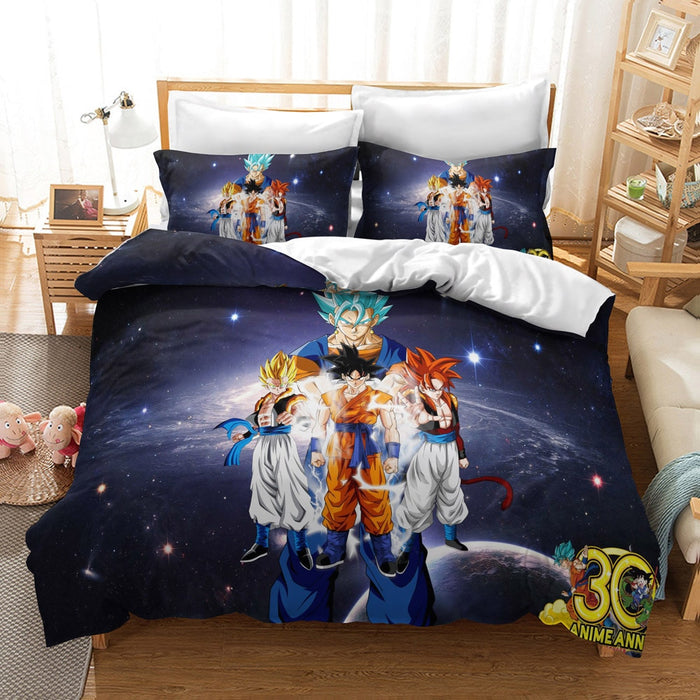 Collective Goku SSGSS Dragon Ball Z Bed Set