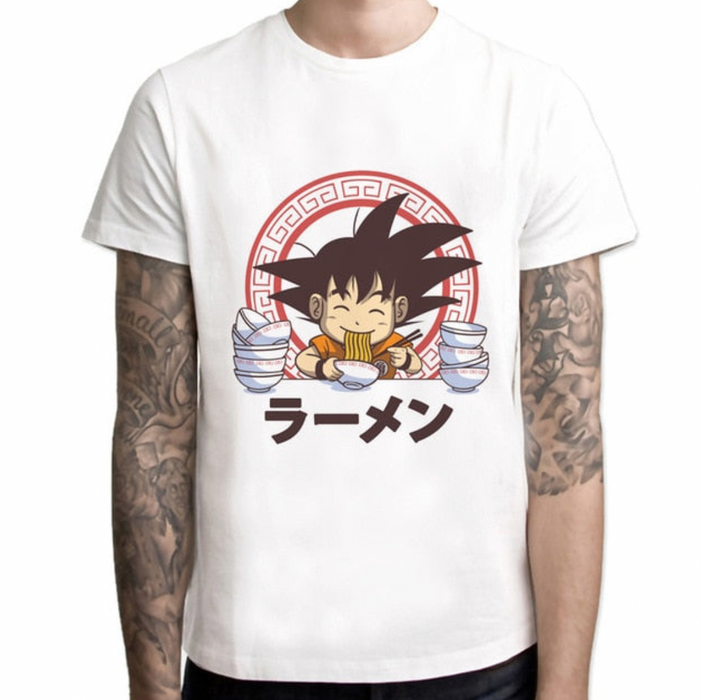 Goku Eating Ramen Shirt