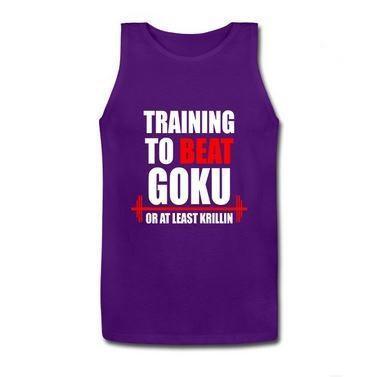 Dragon Ball Z Training To Beat Goku Tank Top