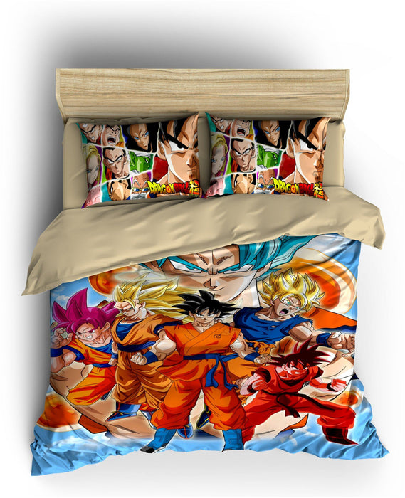 Goku's Evolution  Dragon Ball Z Bed Set