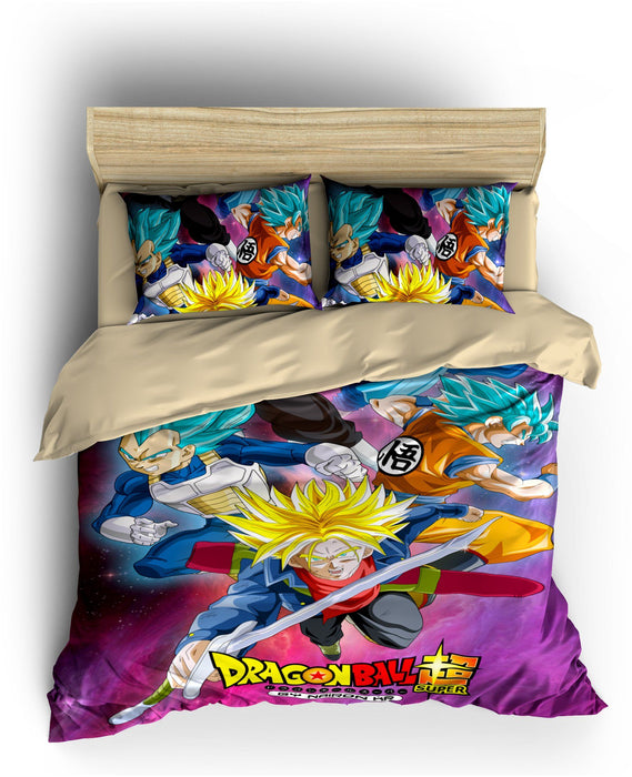 Super Saiyan Rage Trunks Dragon Ball Z Bed Set