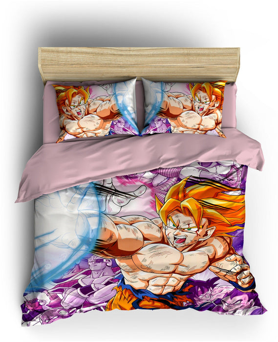 Goku's Energy Blast Dragon Ball Z Bed Set