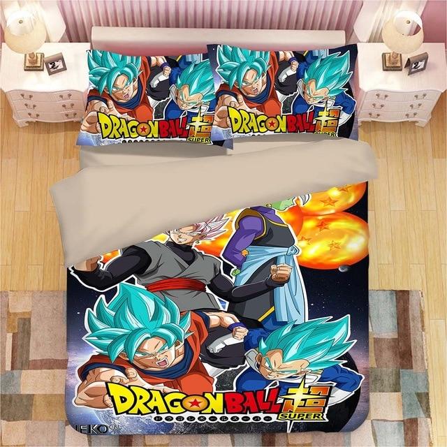 Goku Vs Zamasu Dragon Ball Super Bed Set