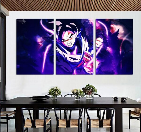 Dragon Ball Super  Powerful Goku Black Wall Art Canvas - Image 2