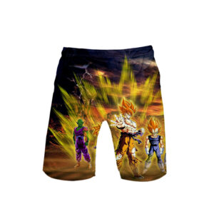 Piccolo Goku And Vegeta Dragon Ball Z Shorts